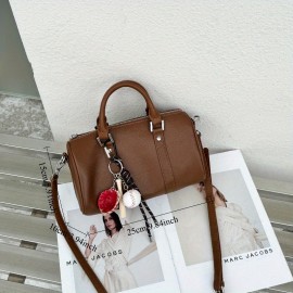 Women's Genuine Leather Handbag - Large Capacity Convertible Crossbody & Handbag with Zipper Closure, Adjustable Strap, Elegant Brown-like color for Work, Formal Events, Everyday Use - Luxury Purse, Versatile Accessory, Vintage Design, Highquality Finish, Fashion Enthusiasts