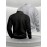 Two-Pack Plus Size Men's Full-Zip Jacket, Half-Zip Front, Elastic Zipper, Half-Zip Casual Coat, Suitable for Gym, Office, Daily Wear - Dark Gray/Black-Dark Gray/Light Gray-Dark Gray/White-Black/White-Black/Light Gray-Light Gray/White Men's Wear